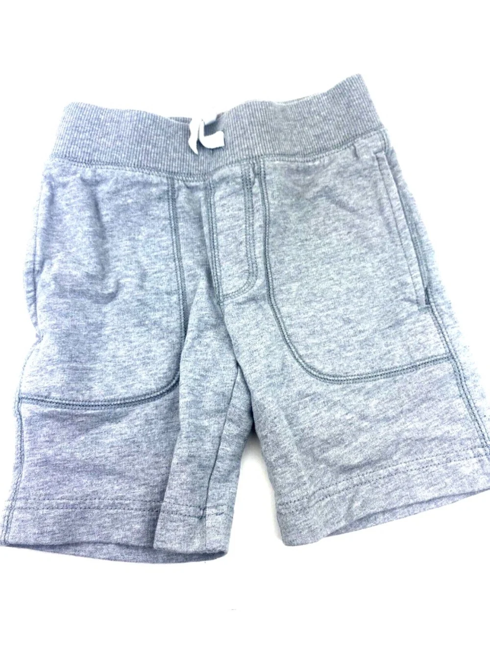 Carter's Boys Shorts Size 6 Elastic Waist Pockets Gray Cotton Children Kids